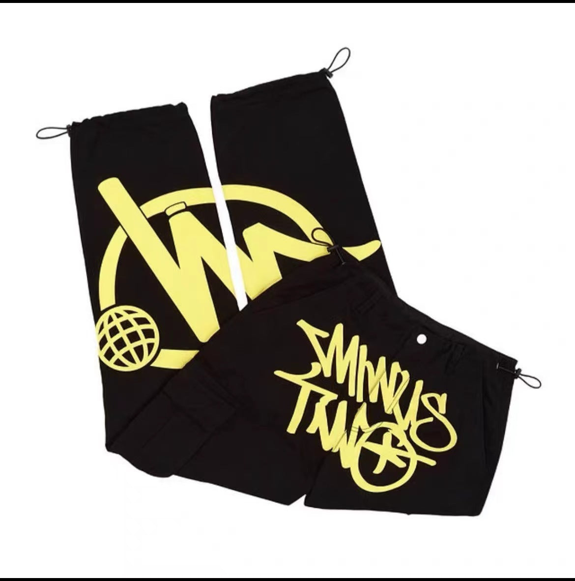 American high street hip-hop printed planet pants, niche fashion brand work pants, loose straight leg casual pants