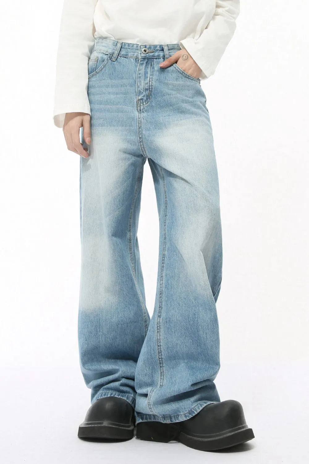 Men's Cat's Whisker Wide Leg Jeans