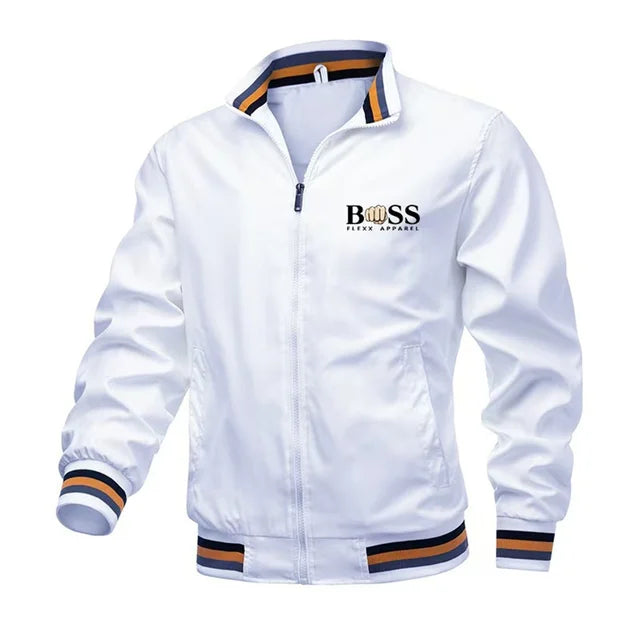 autumn and winter cross-border foreign trade men's new solid color cardigan jacket casual men's coach jacket manufacturer i
