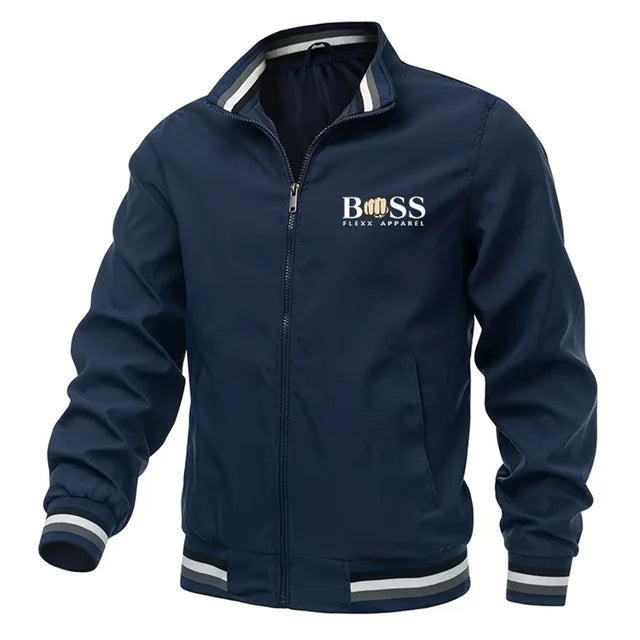 autumn and winter cross-border foreign trade men's new solid color cardigan jacket casual men's coach jacket manufacturer i