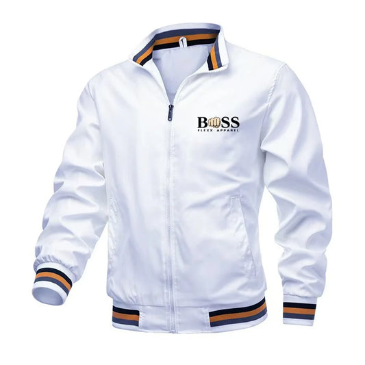autumn and winter cross-border foreign trade men's new solid color cardigan jacket casual men's coach jacket manufacturer i
