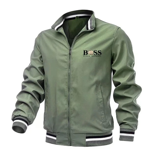 autumn and winter cross-border foreign trade men's new solid color cardigan jacket casual men's coach jacket manufacturer i